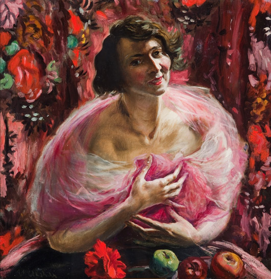 'Lady in chiffon' - by Archibald A. McGlashan