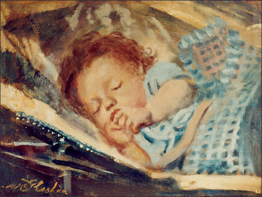 'Sleeping Baby' - by Archibald A. McGlashan