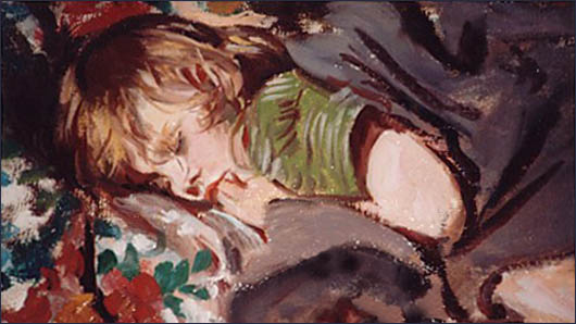 'Child Asleep' - by Archibald A. McGlashan