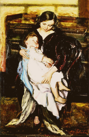 'Mother and Child' - by Archibald A. McGlashan